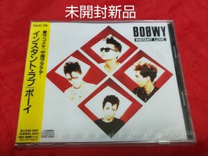 未開封新品 送料無料 希少品 BOOWY インスタント・ラブ シール帯 CD 氷室京介 布袋寅泰 氷室狂介 松井常松 高橋まこと