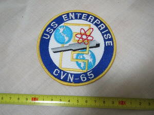アメリカ海軍 US.NAVY USS ENTERPRISE CVN-６５ ワッペン