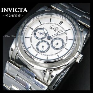 薄型モデル★上品デザイン★オールシルバー INVICTA Slim 46257　インビクタ　スリム