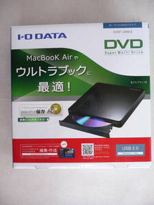 【新品】I-O DATA アイオデータ製バスパワー対応USB2.0ポータブルDVDスーパーマルチドライブ DVRP-U8NKA 2