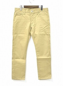 SWAGGER スワッガー COTTON COLOR PANTS (TIGHT FIT) タイトフィットコットンカラーパンツ 28 BEIGE ベージュ