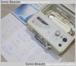 ◆訳あり プロ業務用 超音波美顔器 美肌スキン スクライバー毛穴洗浄 Sonic Beaute エステ美容器 コスメ/収納ケース型/ヤマノ◆