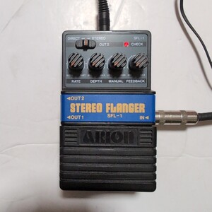 廃盤 ARION STEREO FLANGER SFL-1 ステレオ フランジャー 空間系 検 Phaser Chorus フェイザー コーラス SCH-1 TUBULATOR SPH-1 アリオン