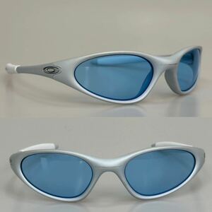 美品!!90s★OAKLEY MINUTE 1.0 PEARL BLUE Lens BLUE オークリー ミニット1.0 廃盤 ビンテージ サングラス USA製 
