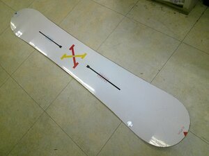 3＃２２３４　【バートン】カスタムＸ　スノーボード　板のみ/長さ：１６４ｃｍ　※ＥＳＴ金具、留め具は欠品　※訳有【小樽店】