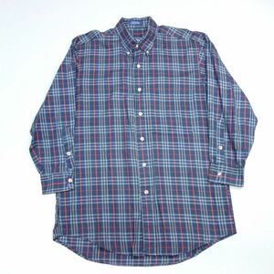 90s Burberry バーバリー USA製 ノヴァチェックコットンBDシャツ 長袖 メンズ