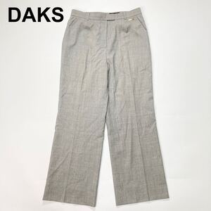 DAKS ダックス スラックス パンツ グレー 42 レディース B92424-132