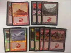 MTG 山 Foil 12枚セット