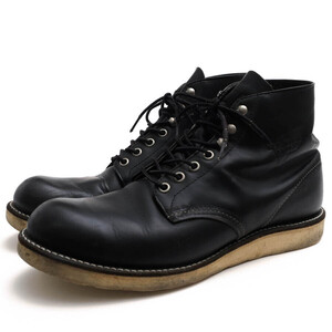 RED WING レッドウィング ワークブーツ 8165 Classic Work 6inch Round Toe クラシックワーク Black Chrome Leather ブラッククロームレザ