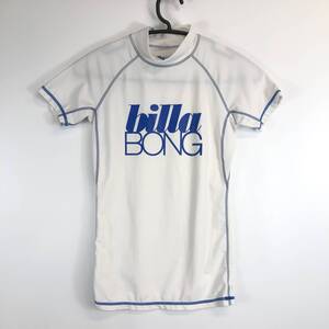 ビラボン billabong 半袖ラッシュガード ホワイト Mサイズ AC013-834 レディース