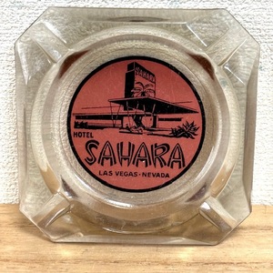 ★アメリカンアンティーク ヴィンテージ HOTEL SAHARA LAS VEGAS.NEVADA Ashtray 灰皿1950年代 ミッセンチェリーモダン　USA