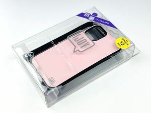 iPhone 12 mini 用 NEWT 抗菌 IJOY 衝撃吸収ケース ピンク フィルム付き　i34AiJ07