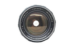 ★現状品★MINOLTA AUTO ROKKOR-PF 58mm F1.4#6945