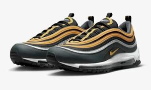 NIKE AIR MAX 97 WTR ANTHRACITE University Gold DX0754-002ナイキ エアマックス97 WTRアンスラサイト ユニバーシティゴールド27.5cm 