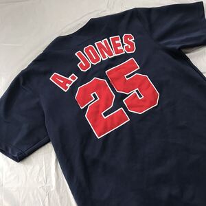 MLB アトランタブレーブス 永久欠番#25 アンドリュージョーンズ 東北楽天 メジャーリーグ ベースボールウェア メンズMサイズ 応援グッズ