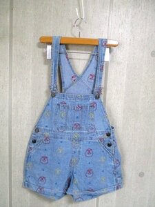 d881　WC　ダブルシー　デニムパンツ　オーバーオール　刺繍　フリーサイズ　　66