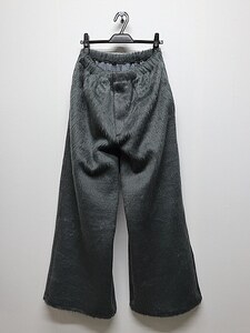 SALE30%OFF/LAD MUSICIAN・ラッド ミュージシャン/SHAGGY SWEAT WIDE FLARE PANTS/BLUE GRAY・44