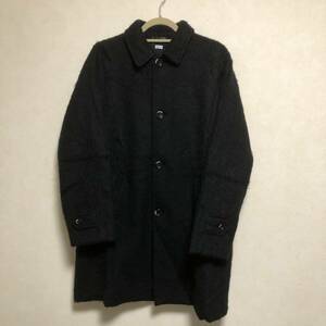 SEQUEL SQ-22AW-JK-05 BAL COLLAR COAT BLACK シークエル ブラック ウールモヘヤコート