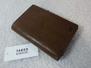 【新品/本物】TAKEO KIKUCHI（タケオキクチ）二つ折財布/トーフ ￥15,400-☆★☆