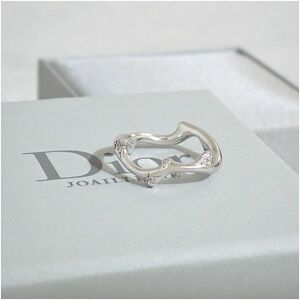 Dior JOAILLERIE ディオール Boir de Rose ボワドゥローズ リング ホワイトゴールド＆ダイヤモンド Au750 48 011036 7.5号 箱・ケース付き