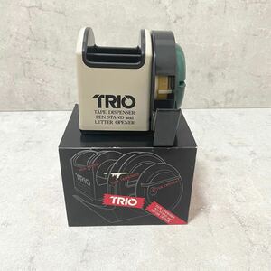 【EW240458】TRIO テープカッター ペンスタンド ペン入れ セロテープ 文房具