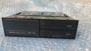 未使用品 ？ トヨタ 1din マルチボックス multi box オプション AE86 GX71 GX81 純正オプション トヨタ　カードケース コインケース toyota