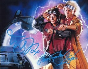 【UACCRD】『バック・トゥ・ザ・フューチャー』キャストby2名直筆サイン■Back to the Future●