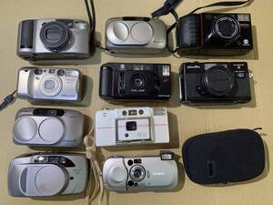 【10個】ミノルタ MINOLTA Capios 140/115S/25/115/75/他 コンパクトカメラ 大量 動作未確認 まとめて ジャンク セット まとめ (192)