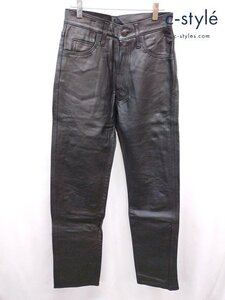 Q587b [人気] AERO LEATHER エアロレザー レザーパンツ 29 ブラック | ボトムス Q