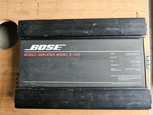 ★BOSE★ボーズ★アンプ★Model B-220★Mobile Amplifier★