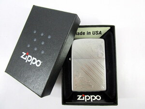 1円★ 未使用 zippo ジッポ ジッポー アラベスク アニバーサリーコレクション フロレンティーン オイルライター シルバー 中古