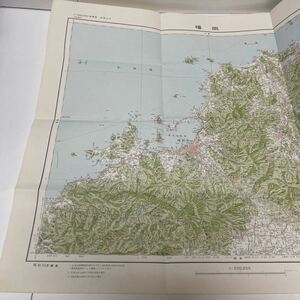 古地図 地形図 二十万分之一 地理調査所 昭和30年編集 昭和32年発行 福岡 玄界灘 福岡市