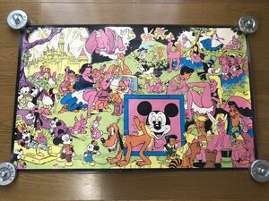 ビンテージ Disneyland Memorial Orgy ディズニーランドメモリアルオージー セディショナリーズ ミッキー ブラックライト ポスター 雑誌