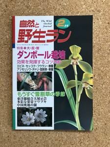 自然と野生ラン 2001年2月号　※ ツワブキ 雪割草 ※ 園芸JAPAN