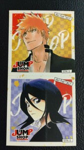 ジャンプショップ　特製コンビステッカー　BLEACH　JUMPSHOP