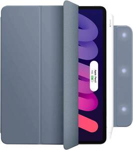 新品 2個セット iPad 8.3インチ（iPad Mini 6用）2021 iPad Mini 6用 磁気吸着 三つ折スタンド ワイヤレス充電に対応 オートスリープ 軽量