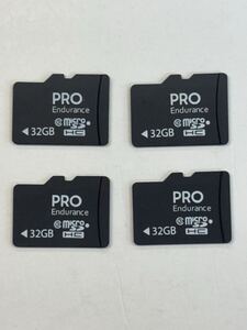 マイクロSDカード　32GB 4枚フォーマット済み