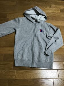 champion チャンピオン　グレー色　長袖パーカー　kids160（女性S～M）