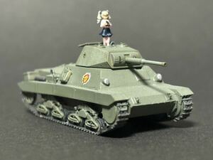 GuP 1/144 アンチョビ付 アンツィオ高校 アンチョビ隊長搭乗 P40型重戦車 P40/26 訳アリ【同梱可】ガールズ&パンツァー ガルパン