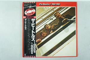 　※帯付、赤盤　THE BEATLES　ザ・ビートルズ　1962年から1966年　EAS-50021・22　レッド・カラー　レコード　★動作未確認★