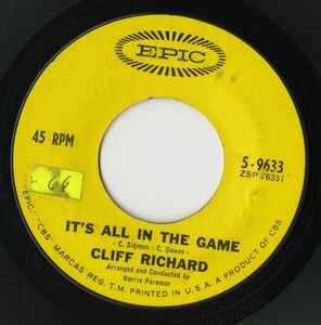 【ロック 7インチ】Cliff Richard - It