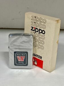 作成途中　ジャンク扱い！！　Zippo　ジッポ―　ウォーターウルフレーシングライター　箱付き　WalterWolf　Racing　