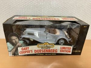 ■AMERICAN MUSCLE CLASSICS GARY COOPER’S DUESENBERG LIMITED EDITION ゲイリークーパー 1：18 scale DIE CAST METAL 未開封品■