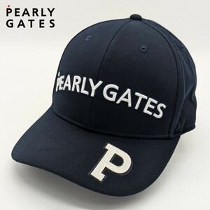 ☆新品正規品 PEARLYGATES/パーリーゲイツ 刺繍ロゴツイルキャップ (UNISEX) 