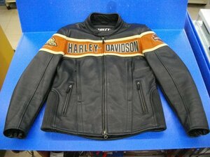 T【821】HARLEY-DAVIDSON ハーレー レザージャケット Sサイズ 98296-08VM スクリーミンイーグル