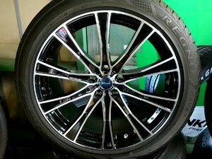 新品ホイール中古タイヤセット★ワーウィックカロッツァ★GRVII★245/45R19★30アルファード/ヴェルファイア等　4本セット