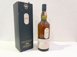 【新品未開栓】LAGAVULIN ラガヴーリン 16年 SINGLE ISLAY MALT 750ml 43％ 旧ボトル 希少 箱付き 100サイズ（373）