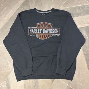 Harley-Davidson ハーレーダビッドソン/プリントスウェット/古着/バンT/SWEAT