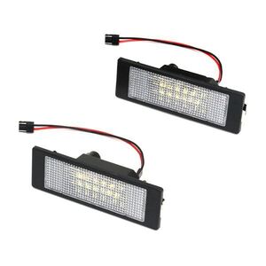 ю 【定形外】 BMW 1シリーズ E87N 高輝度 LED ライセンスランプ 2個セット キャンセラー内蔵 計48SMD 白 ホワイト ナンバー灯