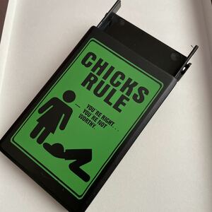 カードケース　ケース　CHIKS RULE 黒